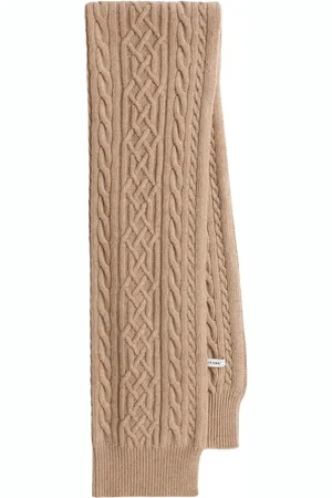 Ivy & Oak Tilbehør, Dame, , ONE SIZE, Uld, Kabelstrikket uldtørklæde