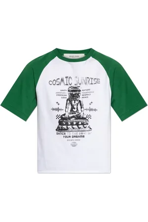 Golden Goose Top, Dame, Hvid, M, Bomuld, T-shirt med logo