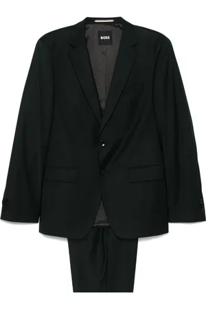 HUGO BOSS Jakkesæt, Herre, Grøn, 2XL, Uld, Blended Wool Suit