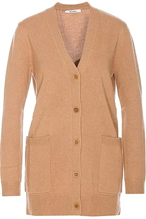 Max Mara Strik, Dame, , M, Uld, Stilfuld Cardigan til Kvinder