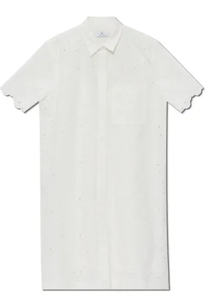 Paul Smith Kjole, Dame, Hvid, M, Bomuld, Lace Dress with Pocket