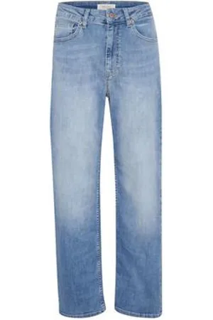 Part Two Jeans, Dame, Blå, W32, Loose-fit Jeans