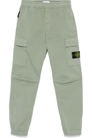 Stone Island Bukser, Herre, Grøn, W31, Bomuld, Cargo Jogger Bukser
