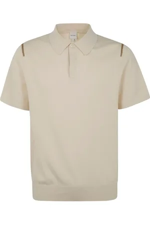 Paul Smith Top, Herre, Hvid, S, Hvid Polo Skjorte med Kontrast Trim