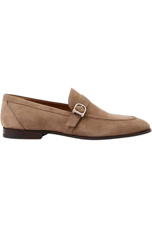 Iceberg Sko, Herre, , 40 EU, Læder, Kalveskinds Loafer med Sidestrop og Spænde