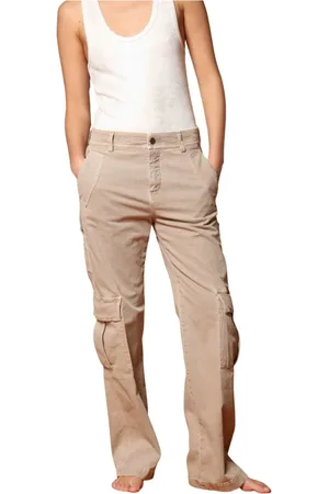 Masons Bukser, Dame, , L, Bomuld, Flammestrik Chino Bukser Lige Pasform