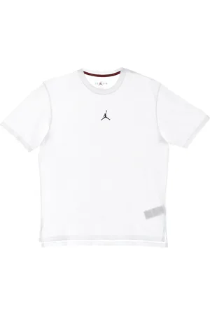 Jordan Top, Herre, Hvid, L, Bomuld, Kortærmet T-shirt med Rund Hals