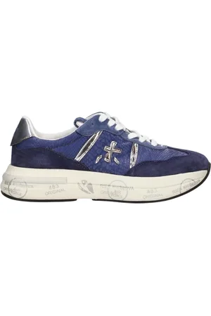 Premiata Sko, Dame, Blå, 39 EU, Casual Sneakers til Kvinder