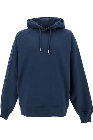 Jacquemus Sweathshirts & Hoodies, Herre, Blå, S, Bomuld, LE Hoodie Typo