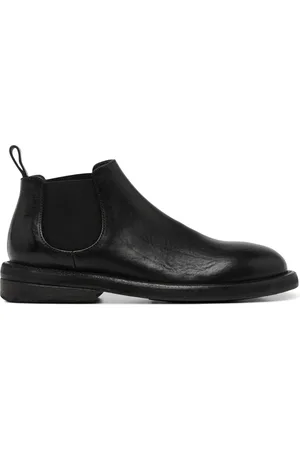 MARSÈLL Sko, Dame, Sort, 37 EU, Sort Kalveskind Slip-On Støvler