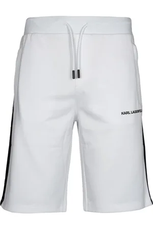 Karl Lagerfeld Shorts, Herre, Hvid, L, Bomuld, Regular Fit Shorts