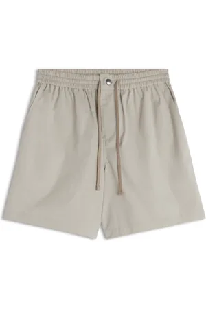 Maison Kitsuné Shorts, Herre, , M, Bomuld, Bomuld Bermuda Shorts med Snap Fastgørelse
