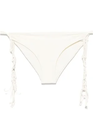 Jil Sander Badetøj, Dame, Hvid, S, Uld, Side-Tie Underdele