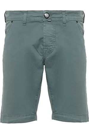 Jacob Cohen Shorts, Herre, Grøn, W31, Uld, Stilfulde Bermuda Shorts