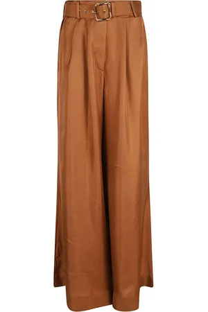 ZIMMERMANN Bukser, Dame, Brun, S, Brede Brune Bukser