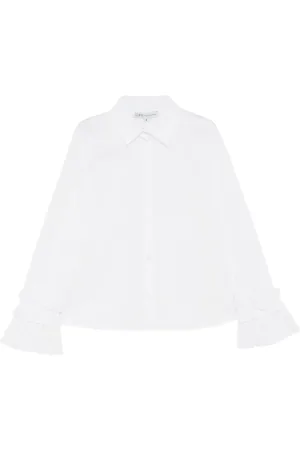 Patrizia Pepe Bluser & Skjorter, Dame, Hvid, L, Bomuld, Poplin Skjorte