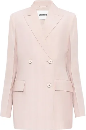 Jil Sander Jakke, Dame, Lyserød, S, Double-breasted Oversize Jakke