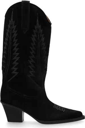 PARIS TEXAS Sko, Dame, Sort, 36 EU, Læder, Rosario Heeled Cowboy Støvler