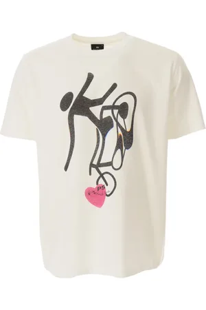 Paul Smith Top, Herre, , M, Bomuld, Heart Cycle T-shirt