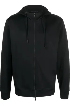 Paul & Shark Sweathshirts & Hoodies, Herre, Sort, 3XL, Uld, Casual Sort Fuld Zip Hættetrøje