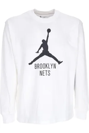 Jordan Top, Herre, Hvid, XL, Bomuld, Langærmet NBA Essentials Tee fra