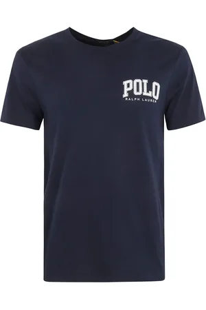 Ralph Lauren Top, Herre, Blå, M, Bomuld, Custom Slim Fit Cotton T-shirt