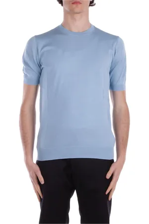 TAGLIATORE Strik, Herre, Blå, M, Bomuld, Sweaters