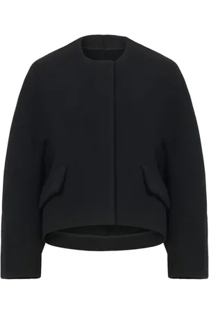 Proenza Schouler Jakke, Dame, Sort, L, Uld, Wool Melton Jakke