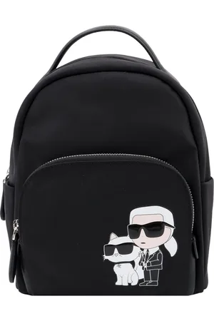 Karl Lagerfeld Taske, Dame, Sort, ONE SIZE, Læder, Sort Læder Bucket Rygsæk