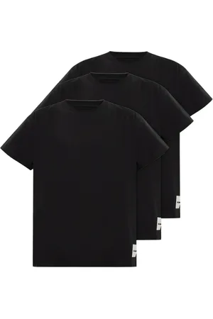 Jil Sander Top, Herre, Sort, S, Bomuld, Branded T-shirt 3-pak