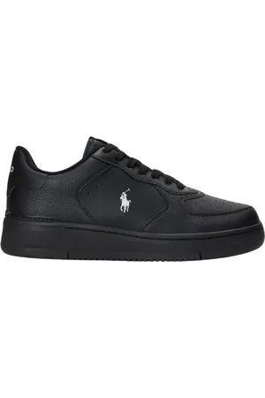 Ralph Lauren Sko, Herre, Sort, 46 EU, Low Top Masters Sneakers