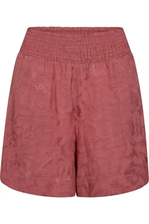 Mos Mosh Shorts, Dame, Lyserød, M, Jacquard Shorts med elastik i taljen