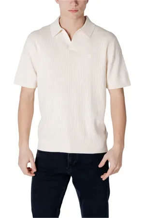 Calvin Klein Top, Herre, , 2XL, Bomuld, V-Neck Polo Shirt Bomuld