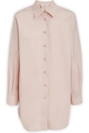 Serafini Bluser & Skjorter, Dame, , S, Bomuld, Langærmet Oversized Skjorte med Knapper