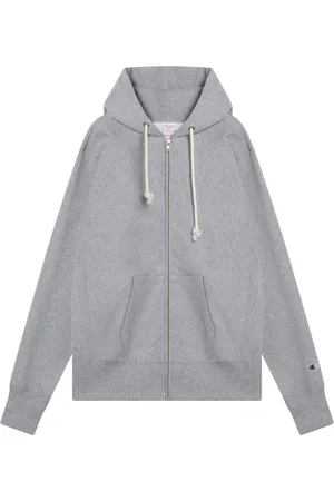 Champion Sweathshirts & Hoodies, Herre, Grå, XL, Hamp, Zip Cardigan Sweatshirt