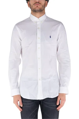 Ralph Lauren Skjorte, Herre, Hvid, S, Bomuld, Regular Skjorte