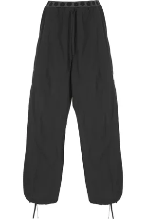 Kenzo Bukser, Dame, Sort, M, Bomuld, Sort bomuldsblandingsbukser med logo