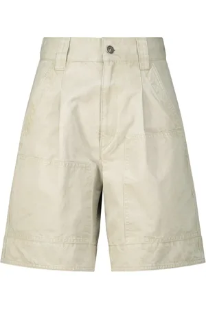 Isabel Marant Shorts, Dame, , S, Bomuld, Højtaljede bomuldsshorts