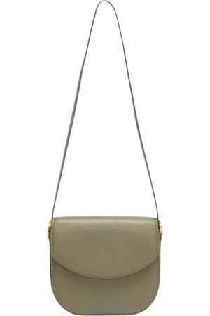 Jil Sander Taske, Dame, Grøn, ONE SIZE, Uld, Coin Media Skuldertaske