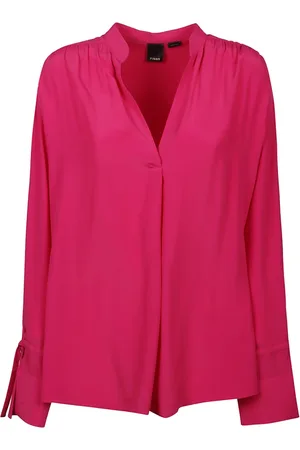 Pinko Bluser & Skjorter, Dame, Lyserød, L, Uld, Bettina Bluse