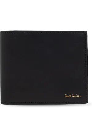 Paul Smith Tilbehør, Herre, Sort, ONE SIZE, Uld, Foldbar pung med logo