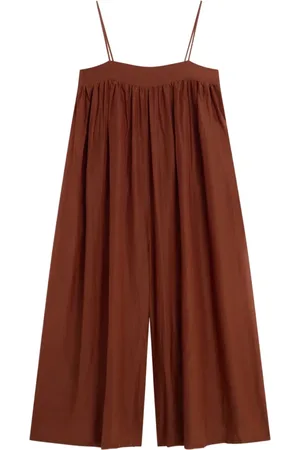 LIVIANA CONTI Jumpsuits & Playsuits, Dame, Brun, S, Bomuld, Claudia Kjole