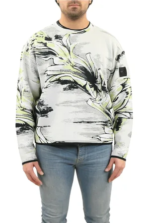 Stone Island Top, Herre, Flerfarvet, M, Bomuld, Langærmet strik