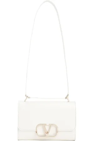 VALENTINO GARAVANI Taske, Dame, Hvid, ONE SIZE, Uld, Elfenbensfarvet skuldertaske