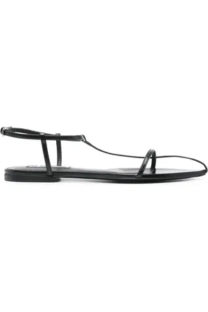 Jil Sander Sko, Dame, Sort, 41 EU, Læder, Sort Cage Sandaler