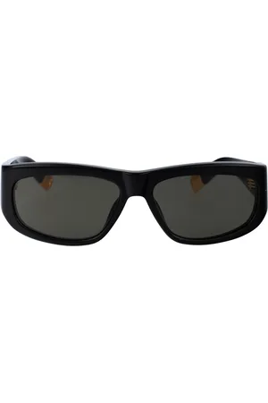 Jacquemus Tilbehør, unisex, Sort, 57 MM, Uld, Pilota Solbriller