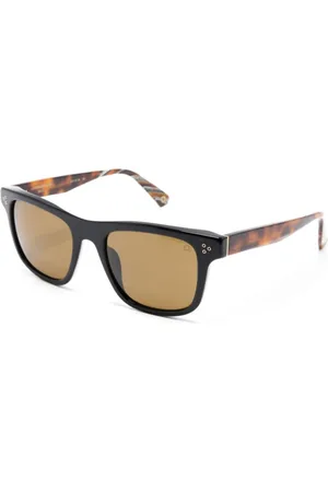 Etnia Barcelona Tilbehør, unisex, Flerfarvet, 53 MM, Uld, Sorte solbriller stilfuld hverdagsbrug