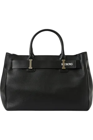 Iceberg Taske, Dame, Sort, ONE SIZE, Læder, Maxi Shopper Taske