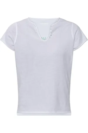 Zadig & Voltaire Top, Dame, Hvid, M, Bomuld, Tunisien T-Shirt
