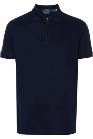Ralph Lauren Top, Herre, Blå, 2XL, Bomuld, Kortærmet poloshirt